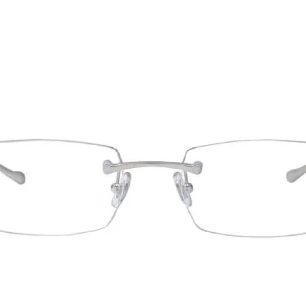 Cartier Rimless Glasses (Silver)